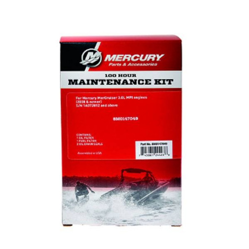 Mercruiser 8M0147049 100-Hour Service Kit 3.0L MPI