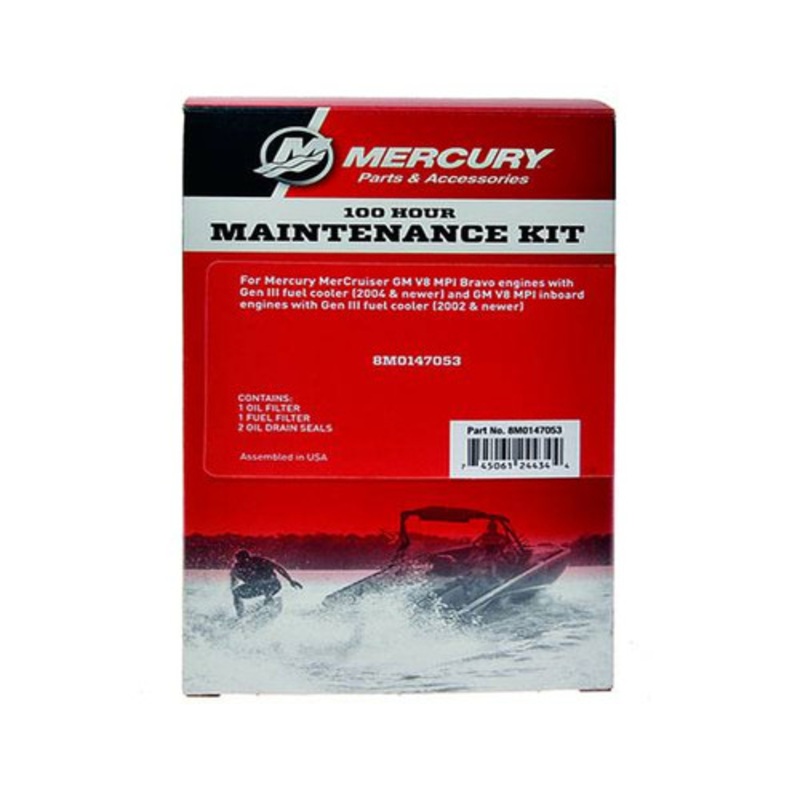 Mercruiser 8M0147053 100-Hour Service Kit 5.0L/5.7L/377 MAG