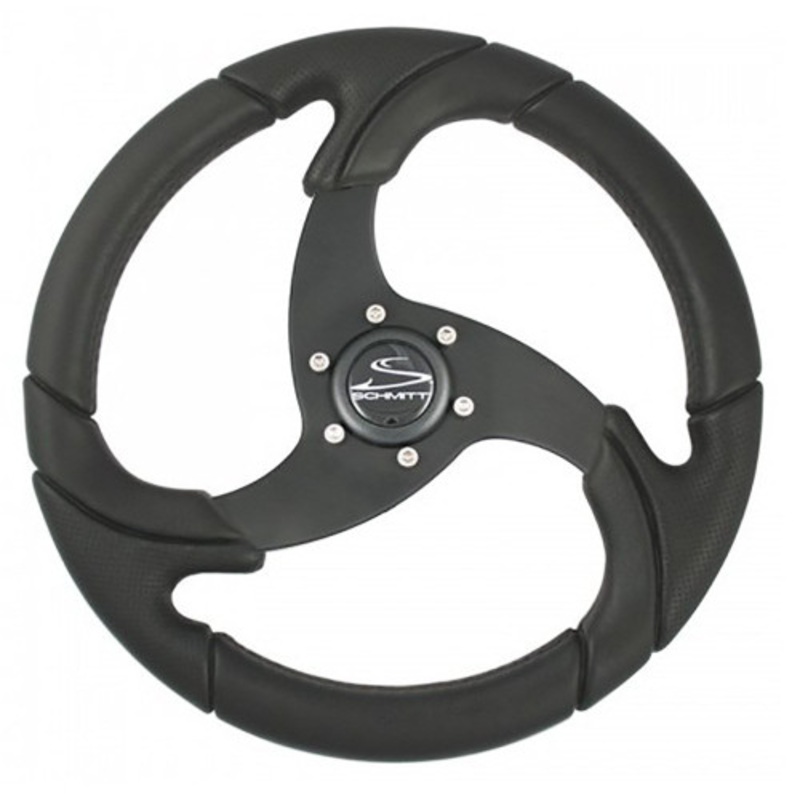 Schmitt  Ongaro Folletto 14.2 Wheel – Black Polyurethane – 3/4 Tapered Shaft w/Black Center Cap