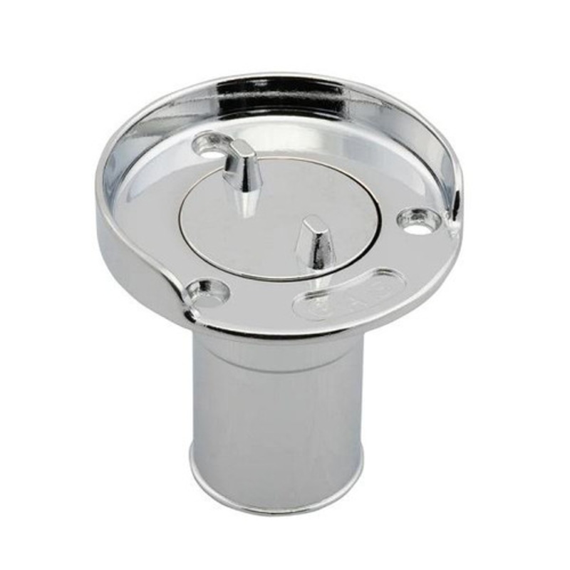 Whitecap 1-1/2 Gas Hose Deck Fill w/Splash Shield