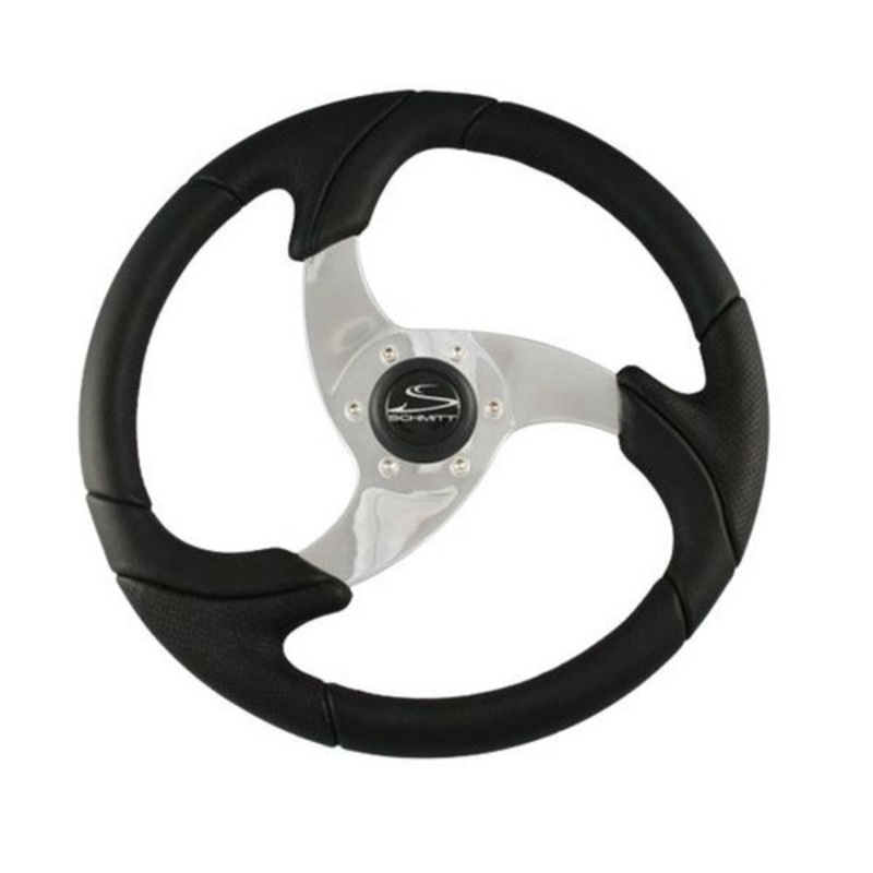 Schmitt  Ongaro Folletto 14.2 Wheel – Black Polished Polyurethane – 3/4 Tapered Shaft w/Black Center Cap