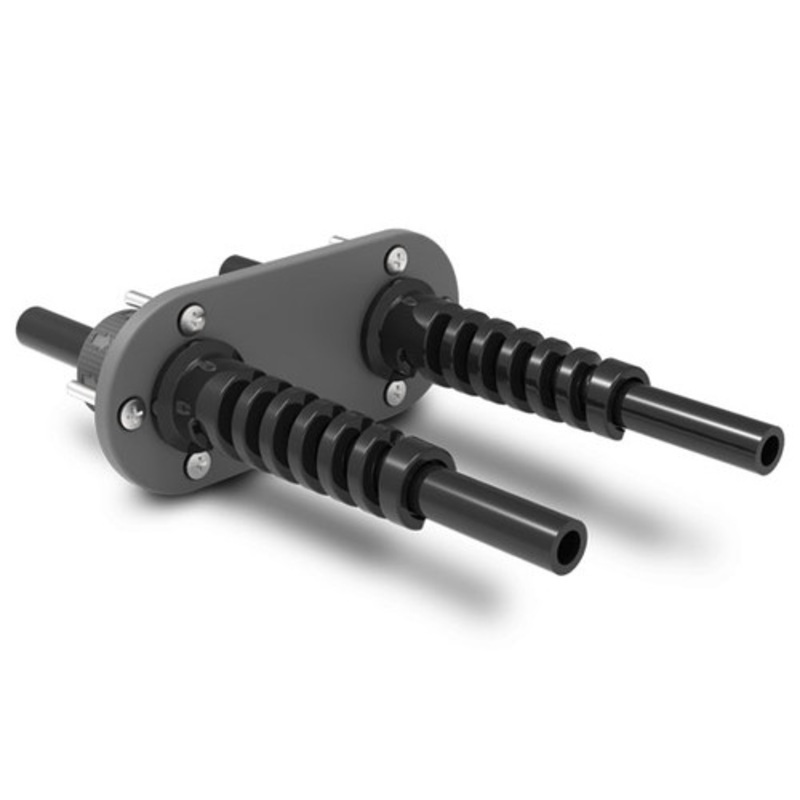 SeaStar HO7205 Dual Hose Bulkhead Fitting Kit – Plastic