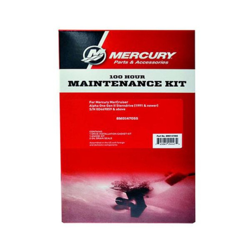 Mercruiser 8M0147055 100-Hour Service Kit Alpha One Gen 2
