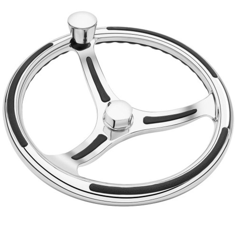Schmitt  Ongaro Primus Model 740 – 13.5 Wheel w/Knob  Finger Grip – 3/4 Tapered Shaft w/Faux Nut – 1/2  3/4 Adapters