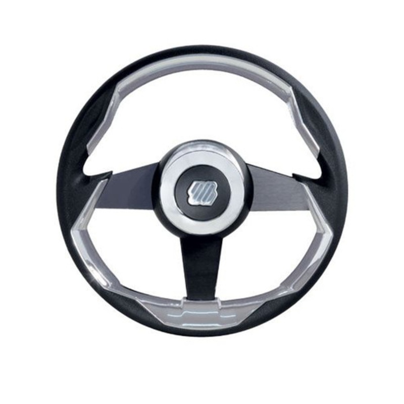 Uflex Grimani 13.8 Steering Wheel – Blk Al. Spokes