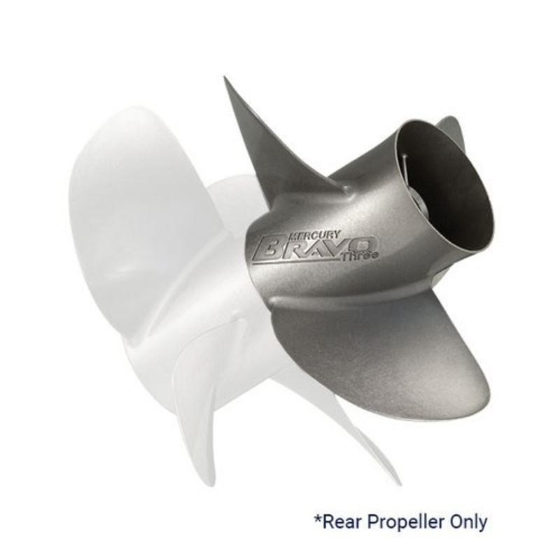 Mercury Bravo 3 15.25 x 26P LH Rear Propeller 48-823667A60