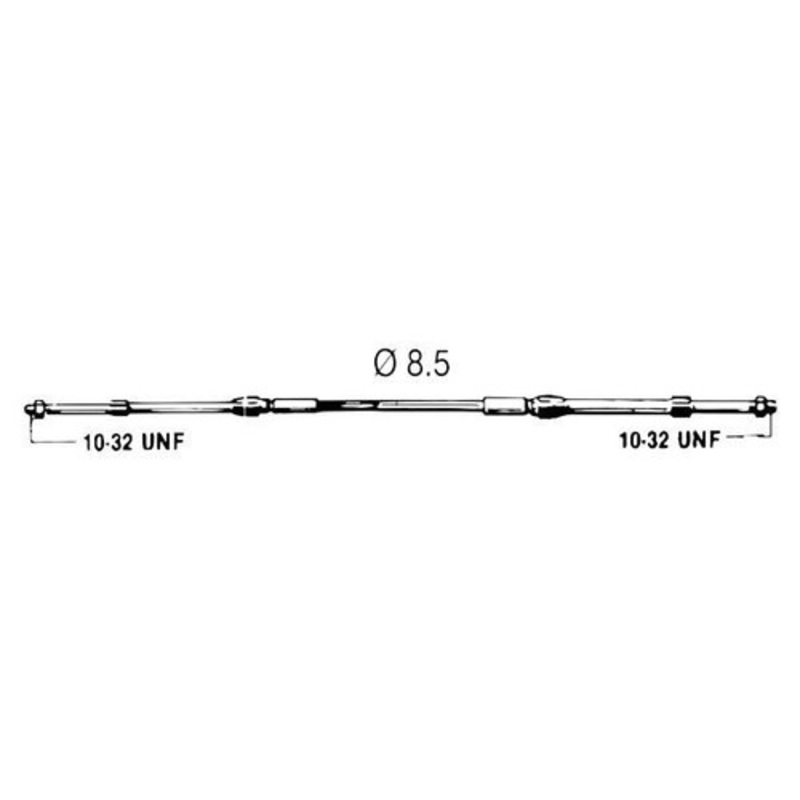 Uflex C8 Universal Control Cable
