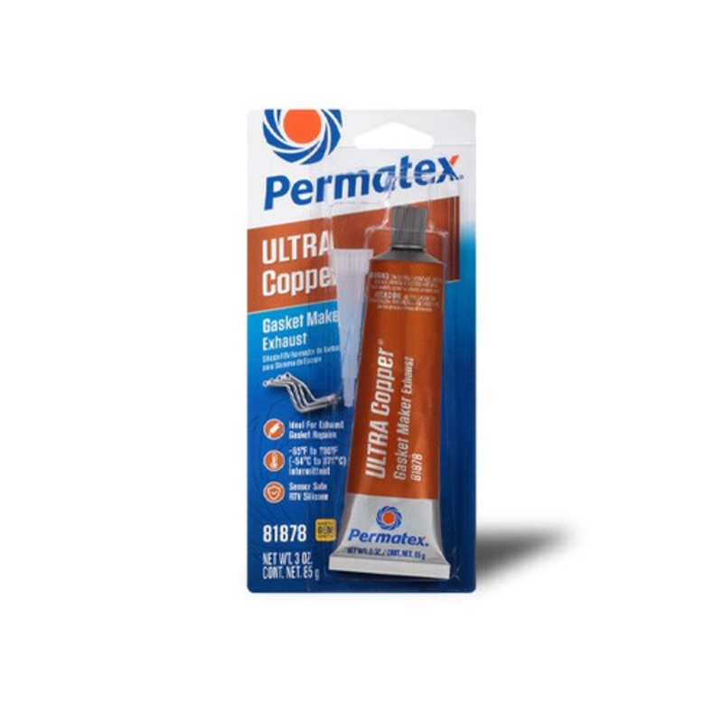 Permatex Copper Silicone Gasket Maker 3oz