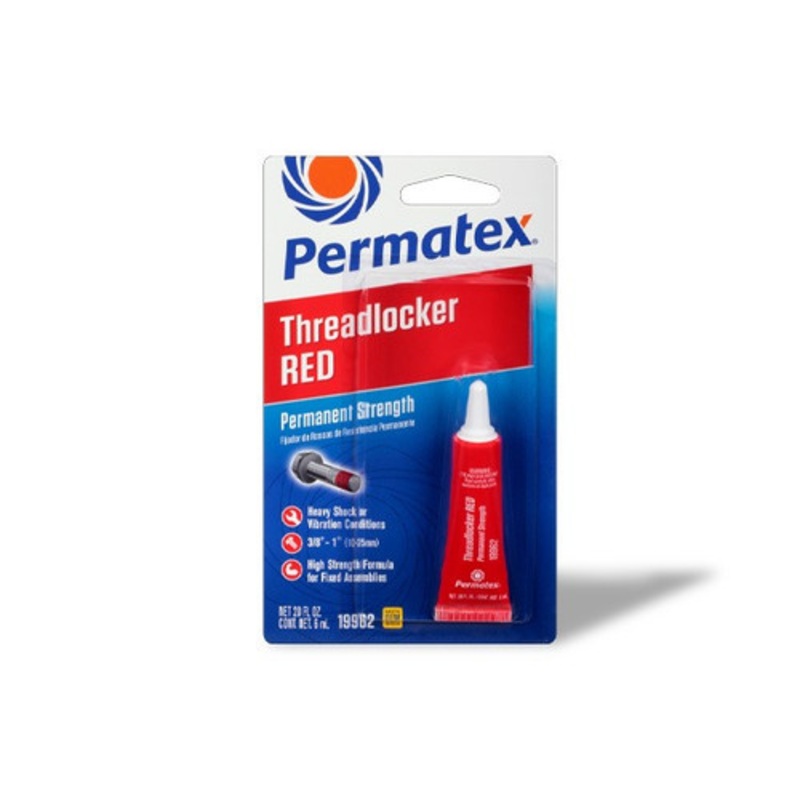 Permatex Permanent Strength Threadlocker Red 6ml