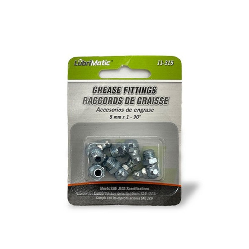 Lubrimatic 90 Grease Fitting 8mm 5 Pack