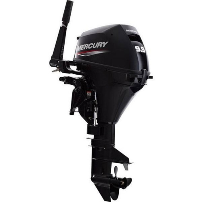Mercury 9.9HP 4-Stroke Outboard Motor Tiller 1F10221BK 25 Shaft