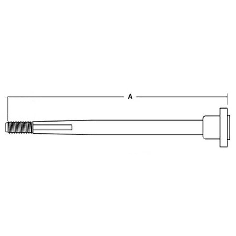 1-1/8 X 4 A.R.E. Inboard Drive Shaft System Dual Taper WS2050