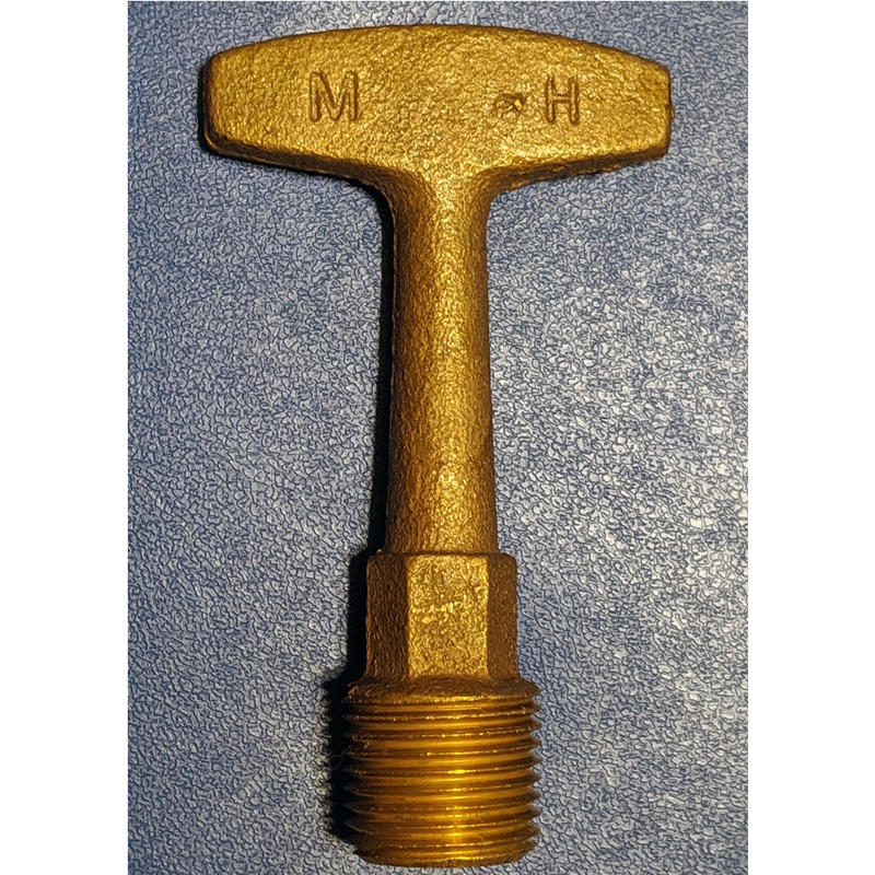 Drain Plug 1/2 Inch NPT T-Handle Bronze Garboard PLUG0.500-T