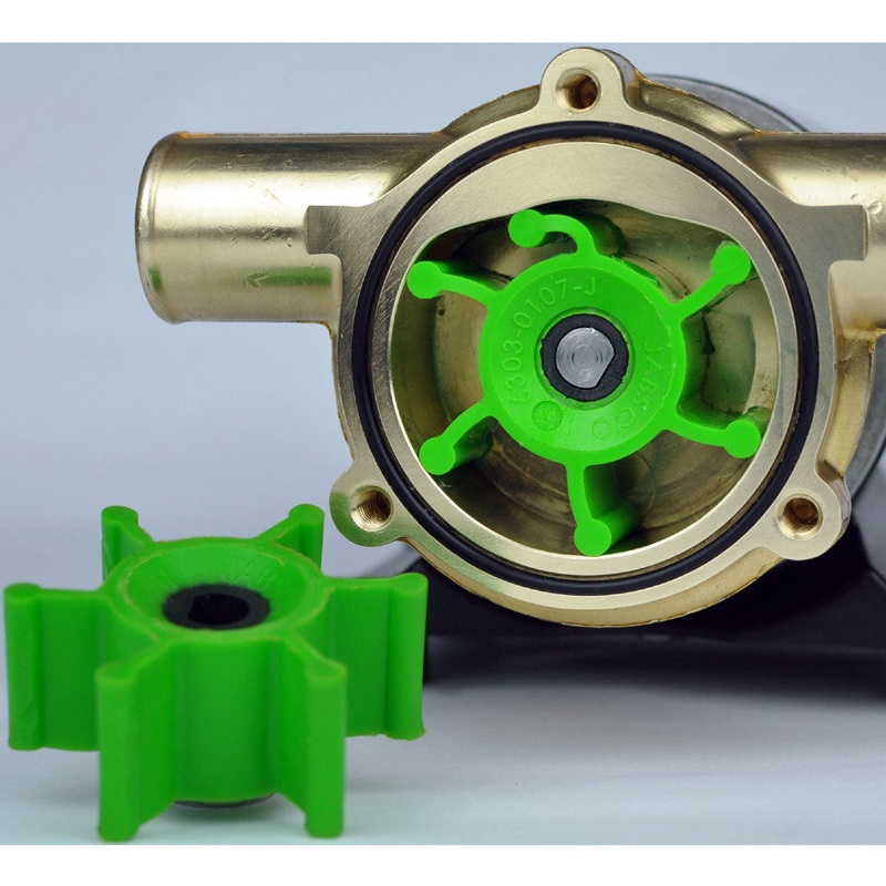 Impeller Kit Green Urethane Ballast Puppy With O-Ring & Lube Pack