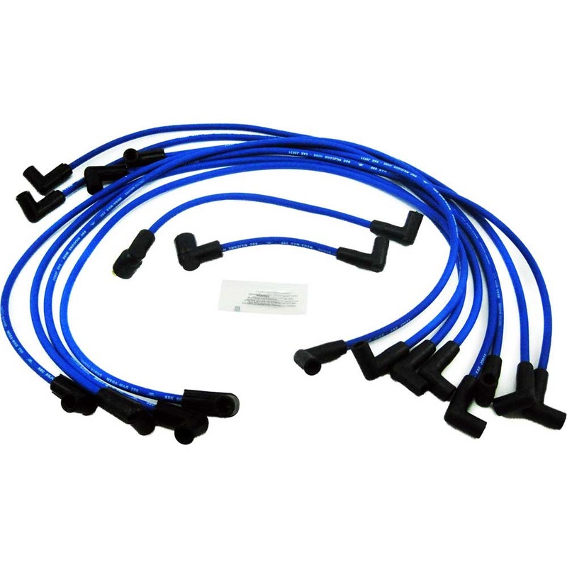 Wire Set Spark Plug Thunderbolt Ignition 8 MM Plug Set Blue UIW-102