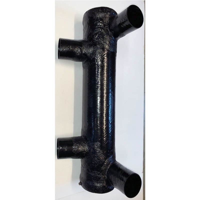 Muffler Kit Supra Moomba Skiers Choice 3.5 Inlet W/15 Angle  – 3.5 Outlet OEM 100701