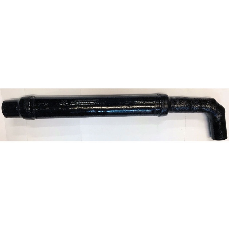Muffler Tige’ – 3 Inlet W/Extended 76 Angle – 3.5 Outlet – 27 Body Length OEM – 4087-T