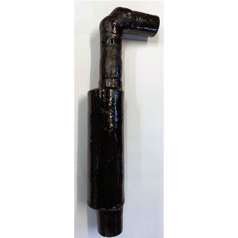 Muffler Tige’ – 3 Inlet W/Extended 90 Angle – 3.5 Outlet – 15 Body Length OEM – TB4087
