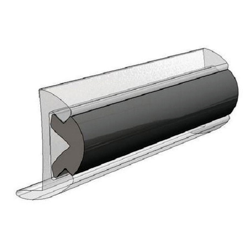 RUB RAIL INSERT 3/4 X 50 FEET BLACK FLEXIBLE BY TACO V12-4155BKA50-1