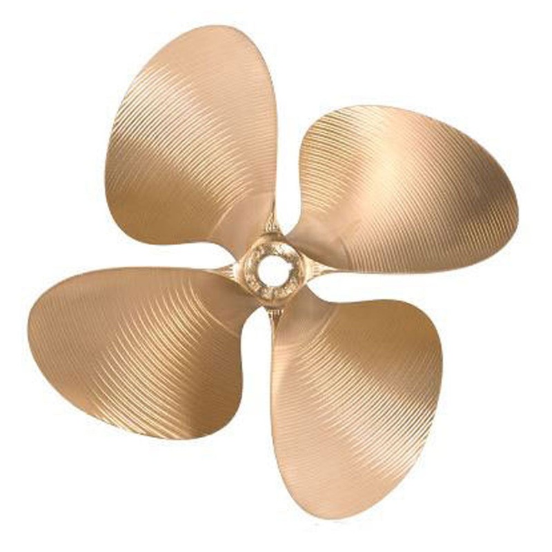 # 404 OJ SKIPRO 4 Blade Propeller 1 Bore Left Hand 12.50 X 12.00 Keyed .110 Cup