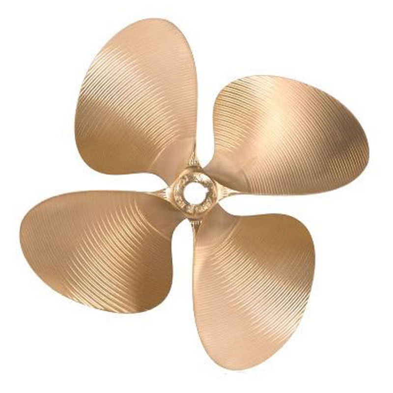 # 483 OJ SKIPRO 4 Blade Propeller 1-1/8 Bore Right Hand 13.70 X 19.50 Keyed .110 Cup