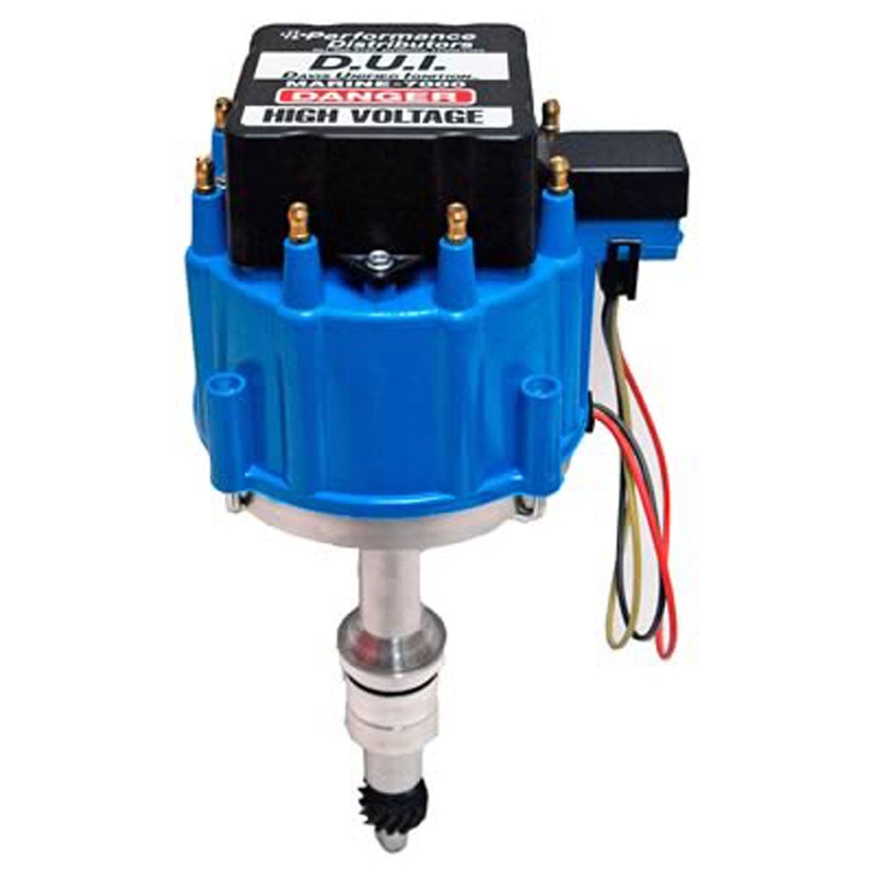 Distributor DUI Performance Ford 351 Right Hand Reverse Rotation Blue Color – DUI-M35820RRBL