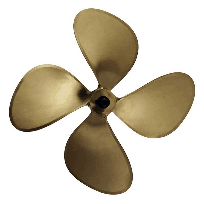639686 Bronze 4 Blade 24 x 22 RH 1-1/2 Shaft Keyed Michigan Wheel