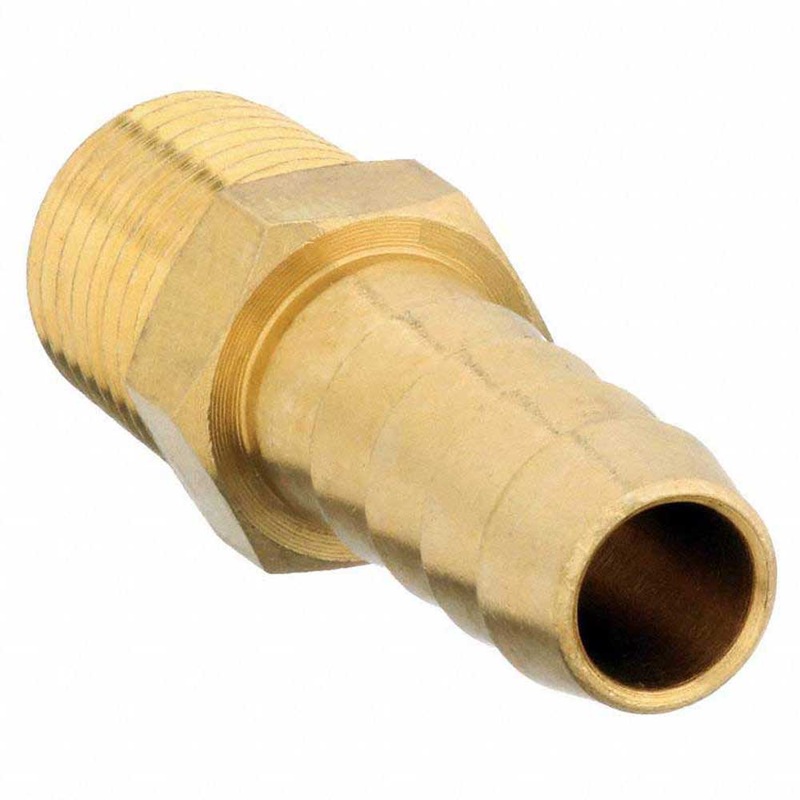 Fitting Straight Fitting 1/4 NPT X 3/8 Fuel Barb Fuel Filters Or Fuel Pumps