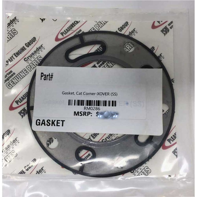 Gasket Manifold Corner To Cross Over SS All GM Small Block Catalyst Engines PCM RM0286
