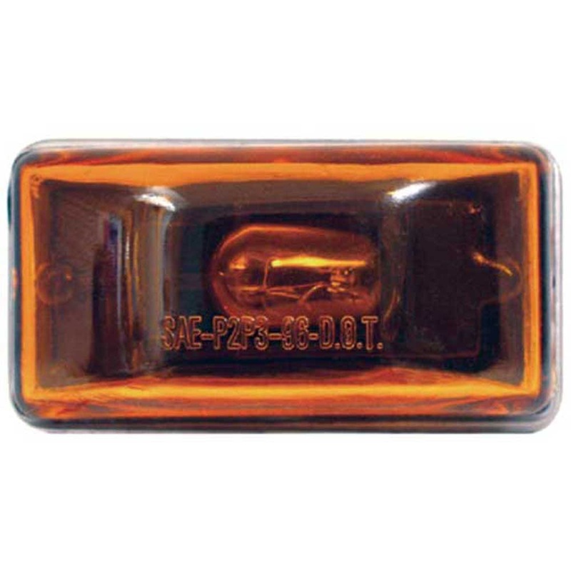 Light Sealed Marker-Clearance Light – Amber Waterproof With Stud