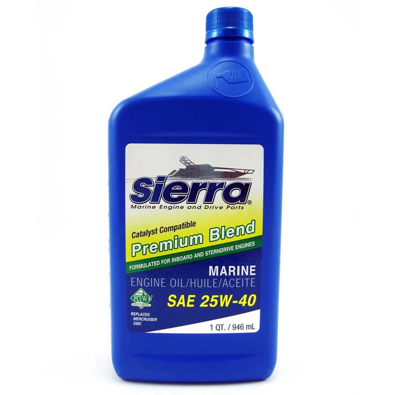 Oil – Engine – Catalyst Marine Engine Oil 25W-40 One Quart 18-9400CAT-2