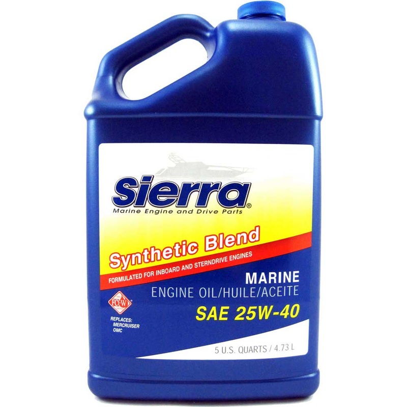 Oil – Engine – Marine Engine Oil 25W-40 Five Quart Jug