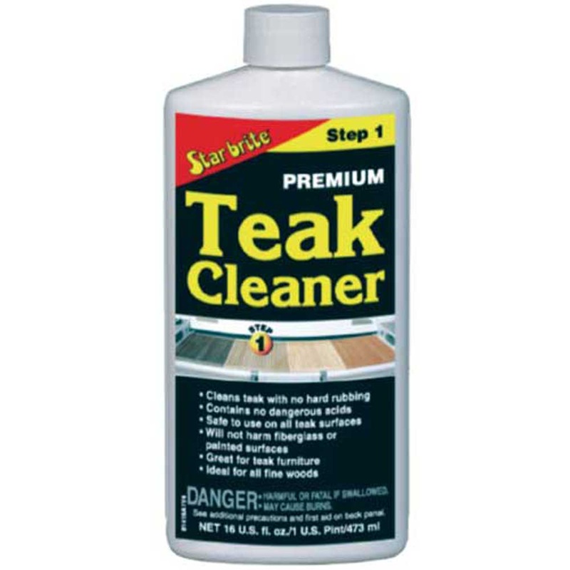 TEAK CLEANER PREMIUM TEAK CLEANER STAR BRITE – ONE PINT