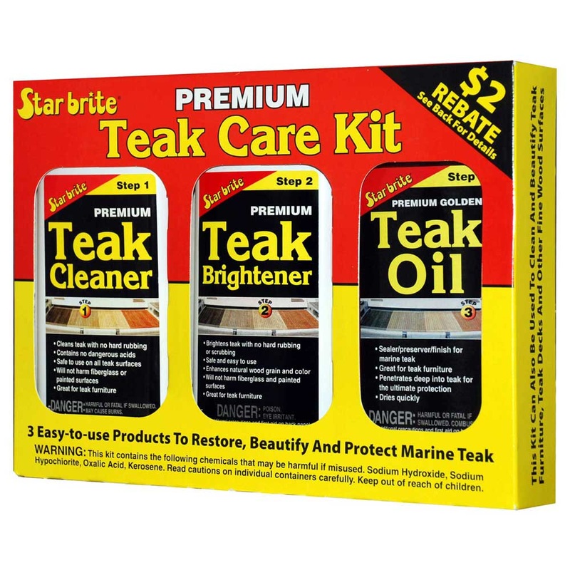 Teak Complete Premium Care Kit By Star Brite