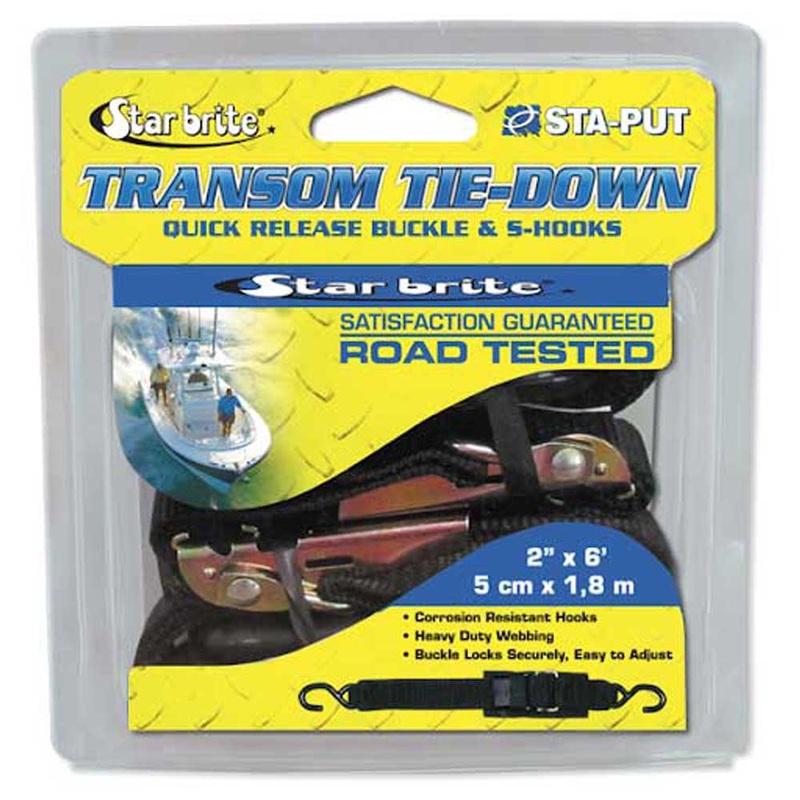 Tie Down Strap Premium Transom Tie Down Strap by StarBrite