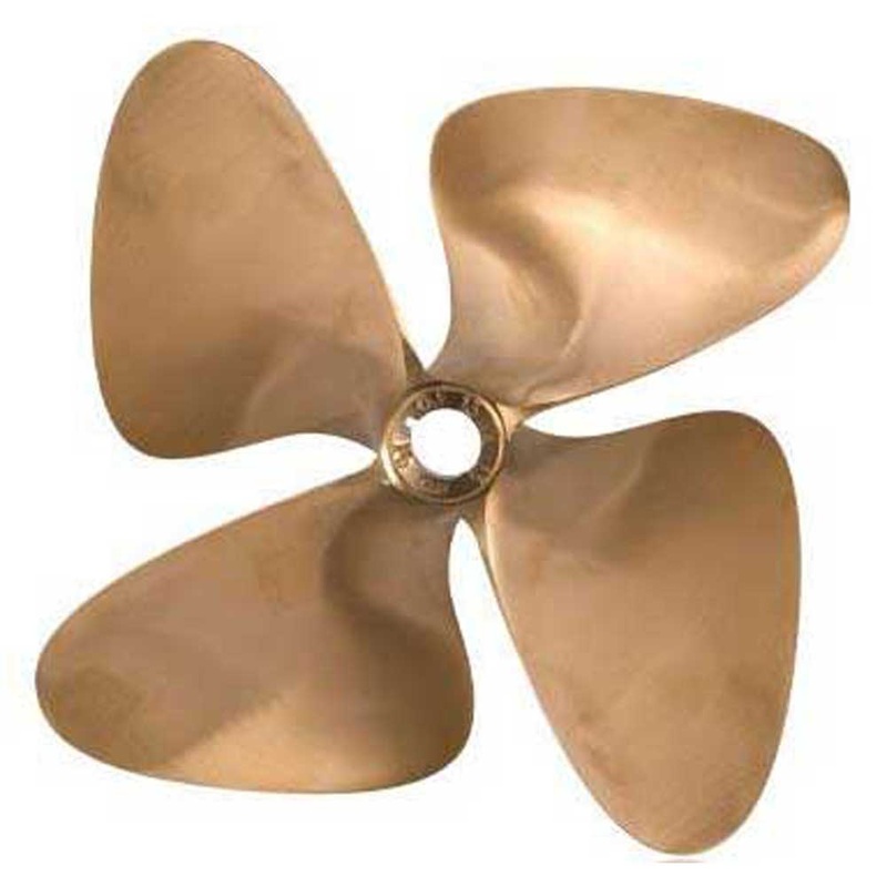 # 1243 OJ Force 4 Blade Propeller 1-1/8 Bore Right Hand 13.00 X 14.00 Cup .090