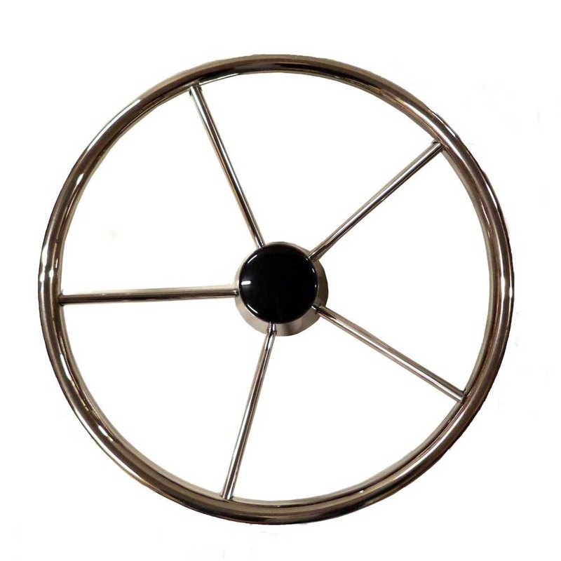 Steering Wheel 15.5 Inch Stainless Destroyer Uflex USA V42