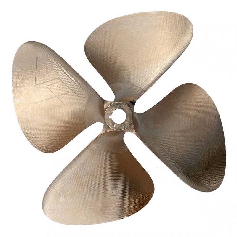 # 1773 OJ WAKEPRO-V4 – 4 Blade Propeller 1-1/4 Left Hand 17.00 X 14.00 Cup .120 New V-4 Series