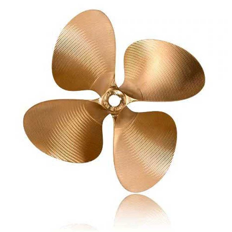 # 786-MF OJ EDGE XMP 4 Blade Propeller Splined Left Hand 14.25 X 14.50 Cup .120