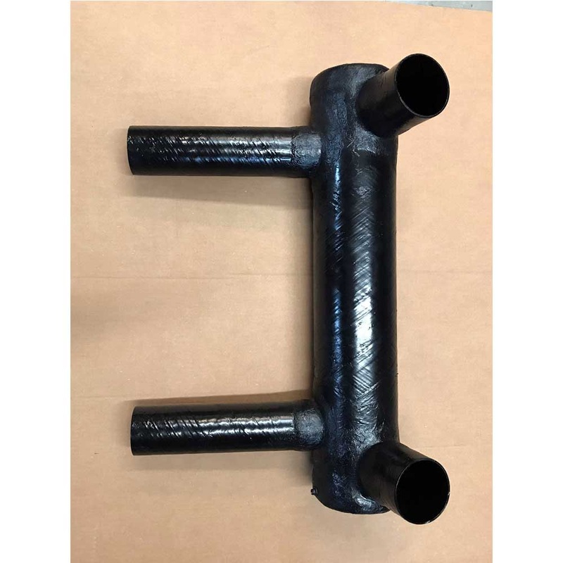 Muffler Tige’ – D4028 – Silent Rider V-Drive Dual 4 Inlets  – Dual 3.5 Outlets OEM – D4028