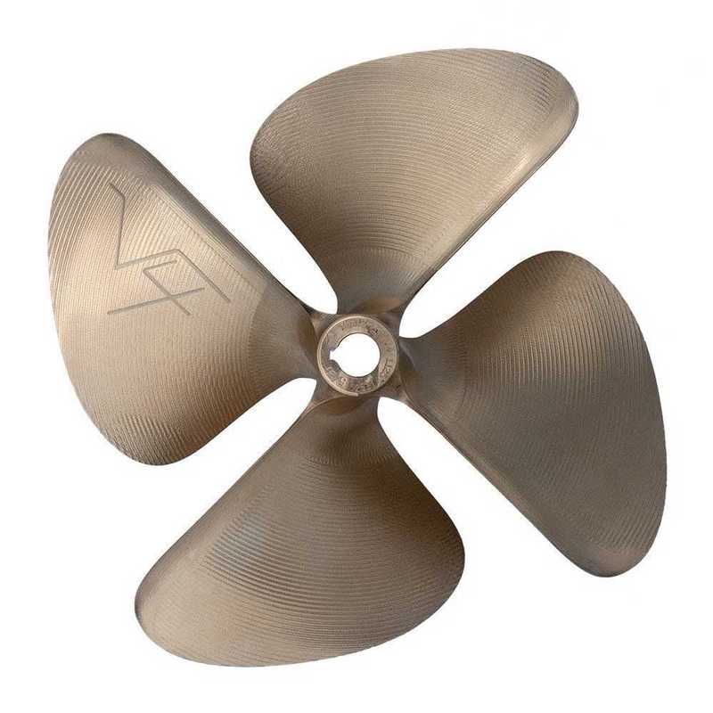 # 1922 OJ WAKEPRO-V4 – 4 Blade Propeller 1-1/8 Left Hand 15.00 X 12.50 Cup .120 New V-4 Series