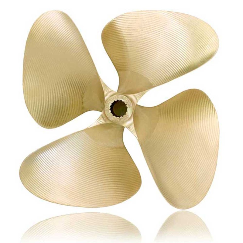 # 812 OJ WAKEPRO-V3 – 4 Blade Propeller Splined Left Hand 14.75 X 15.75 Cup .120