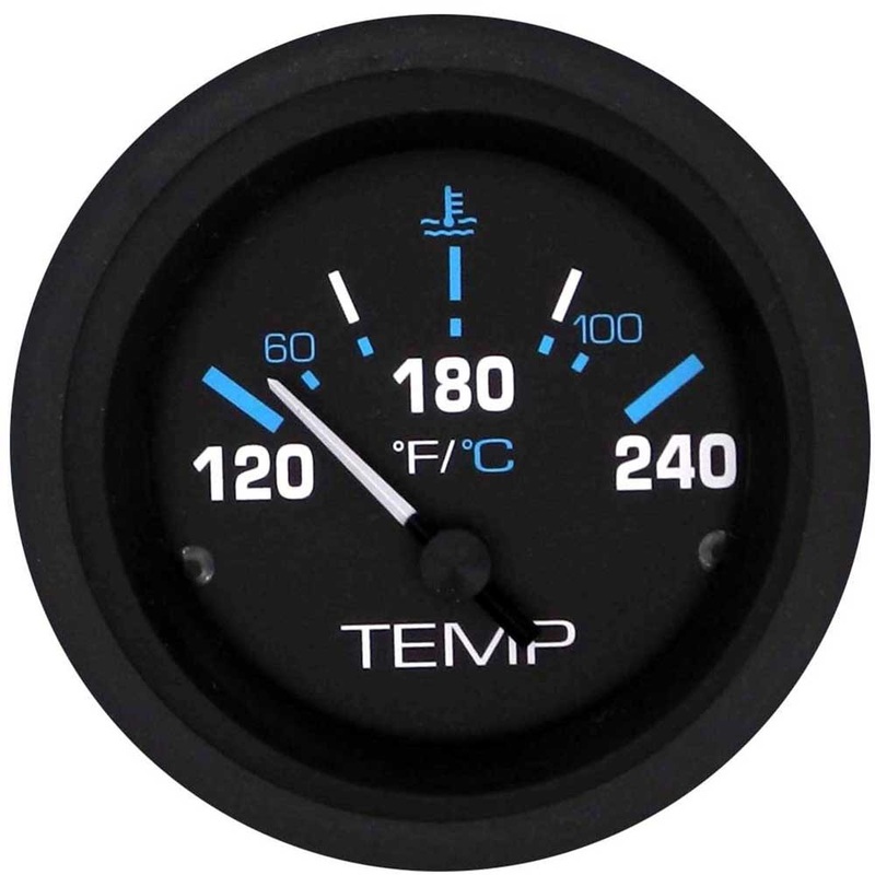Gauge – Temperature Gauge Water Temp Gauge 120F – 240 F  Eclipse Sierra 68401P