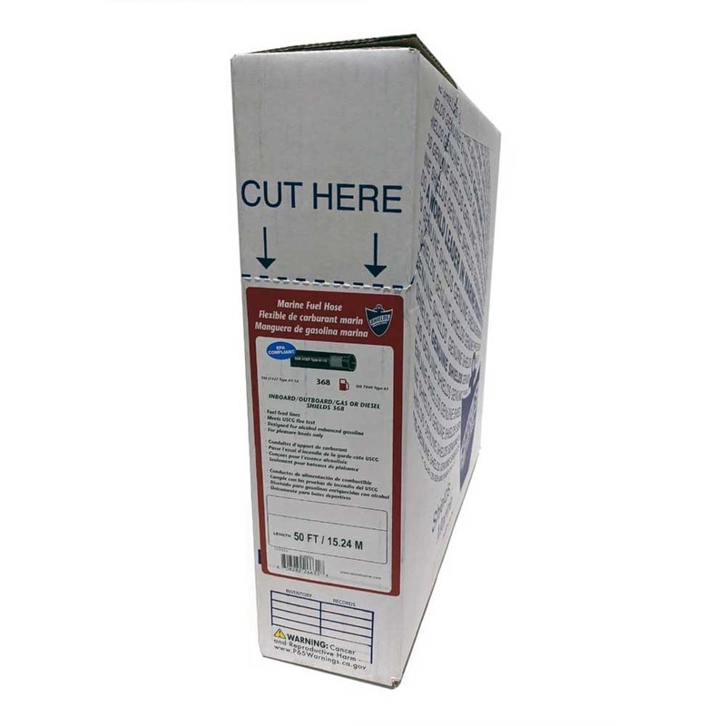 Hose Fuel Feed Fill Vent Hose 5/16  I.D Low Permeation 50 Foot Box Sierra Shield’s 116-368-0566