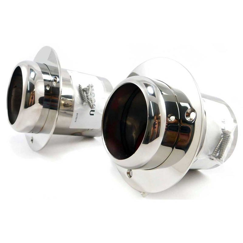 Rolled Edge Exhaust Tips With Flapper – 4 Inch Corsa Performance 11030