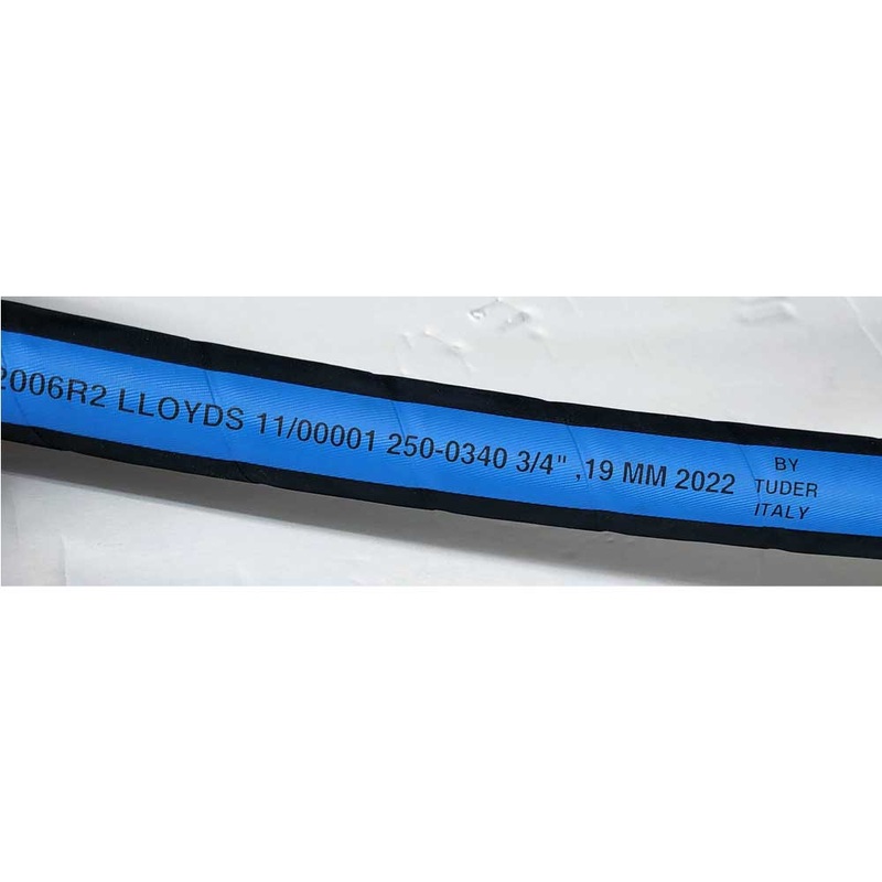 3/4 Inch Hardwall Marine Exhaust-Water Hose With Wire Shields 116-250-0340