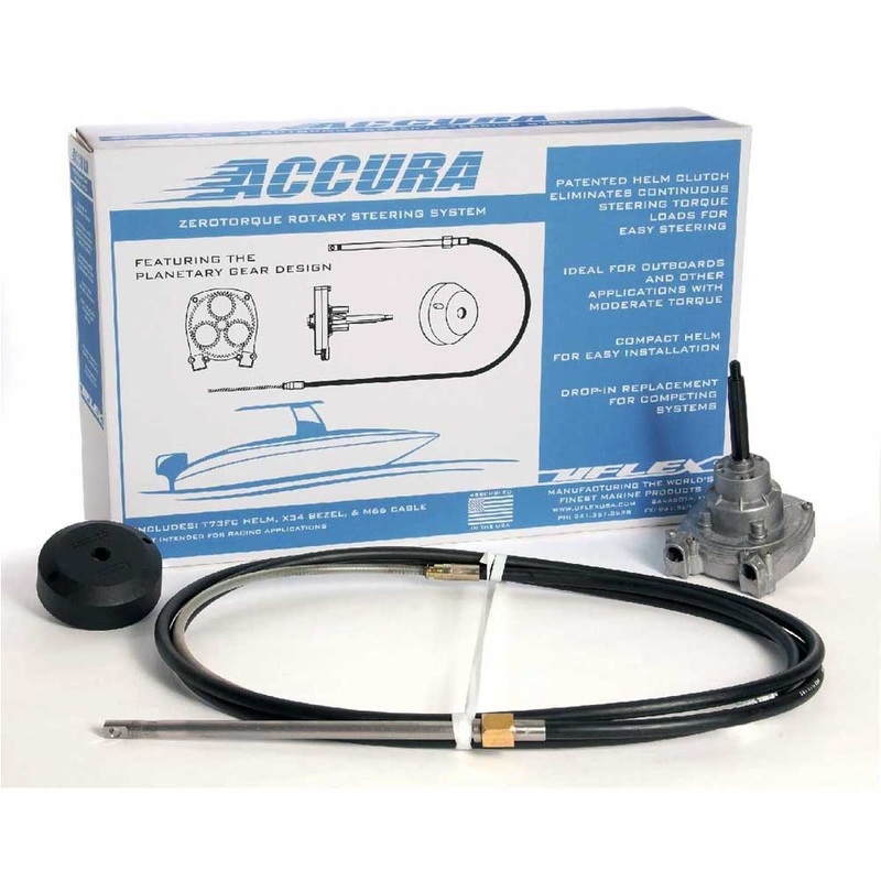 Accura Zero Torque Feedback Rotary Steering Kit – 23 feet Uflex ACCURA23FC