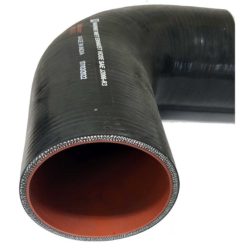 Formed Silicone Exhaust Hose Elbow 4 Indmar OEM 84-5066