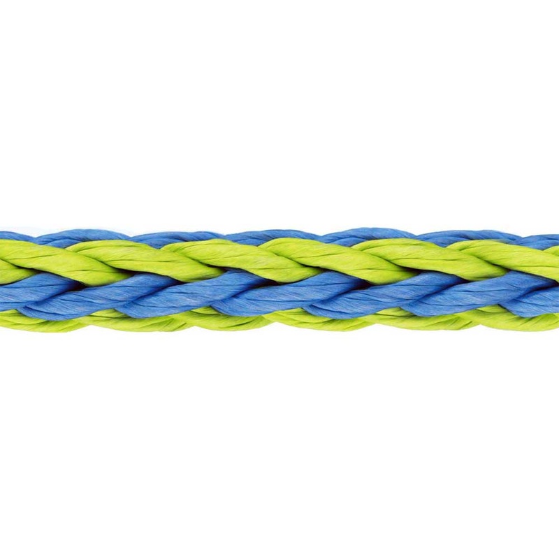Fusion-X Rope GR/BL 1-1/4 Geen/Blue Samson 100 Foot Roll 502-848080000000