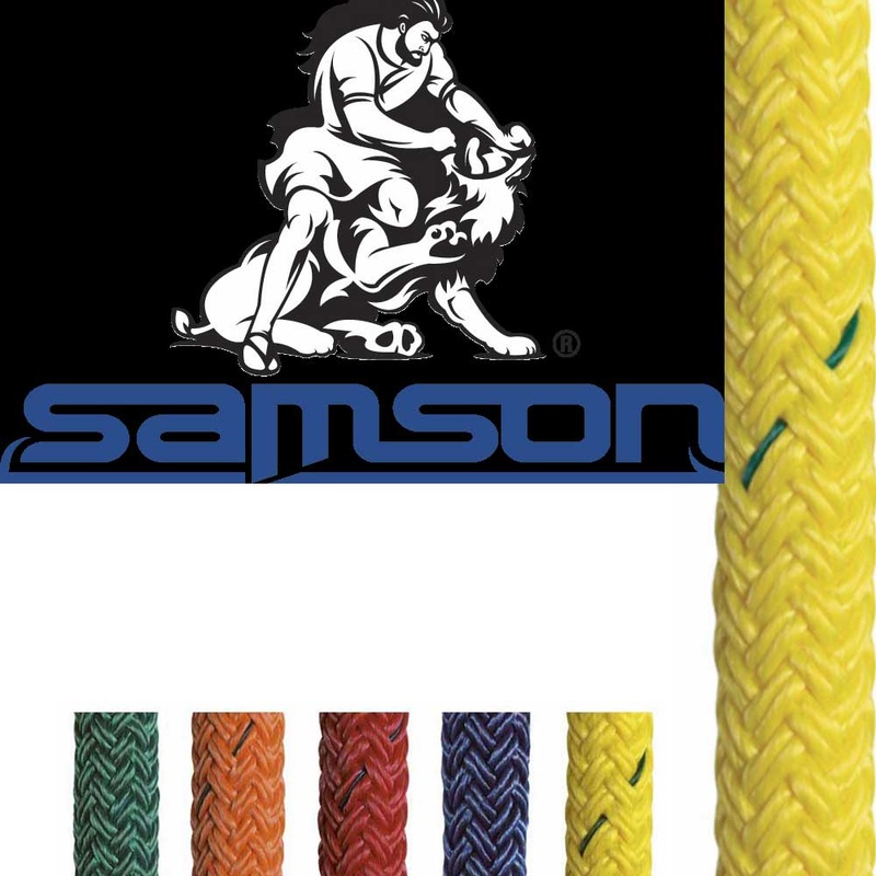 Stable Braid Coated – 1-1/4 Diameter Polyester Rope Samson 500 Feet